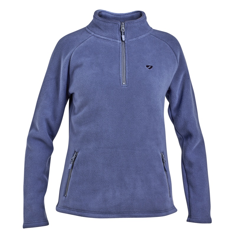 Shires Aubrion Womens Restore Half Zip Fleece – Blue