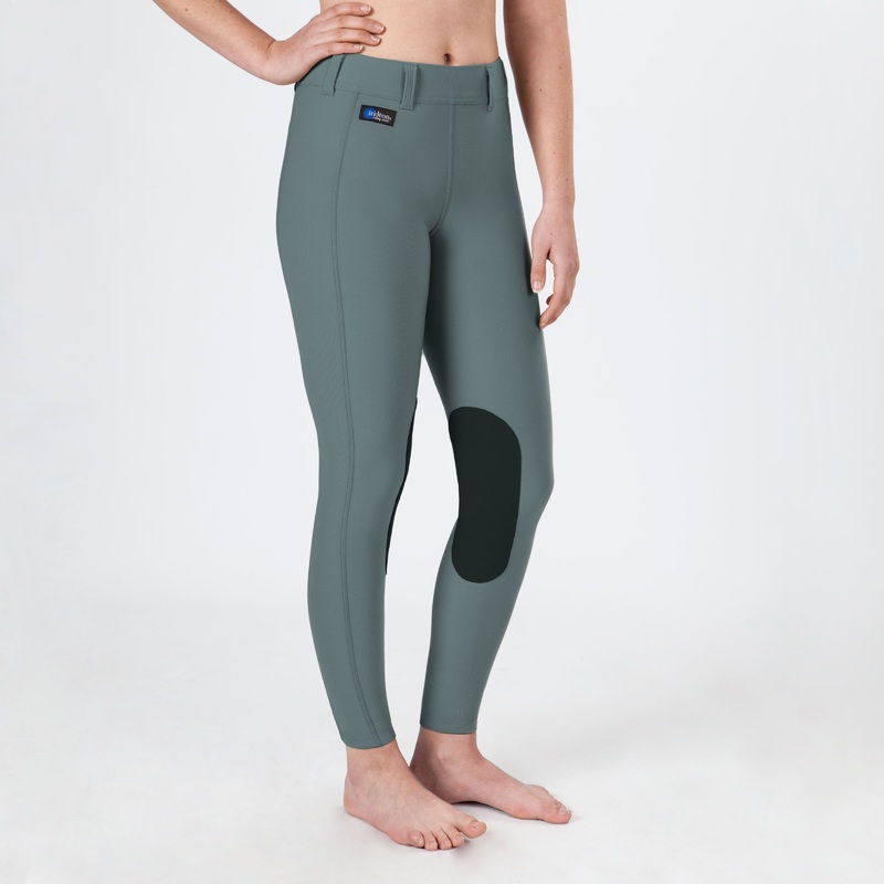 Irideon Kids Issential Knee Patch Tights – Moss