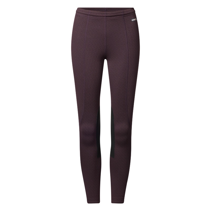 Kerrits Kids Fleece Lite II Knee Patch Tights – Vineyard
