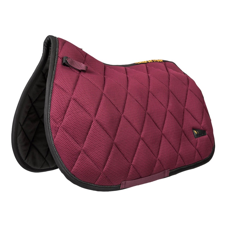 Back on Track Airflow A/P Saddle Pad – Burgundy