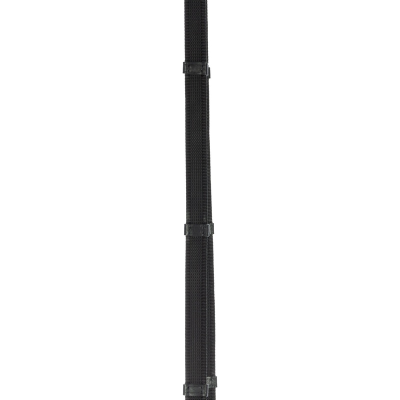 Equinavia Saga Web Rubber Reins – Black