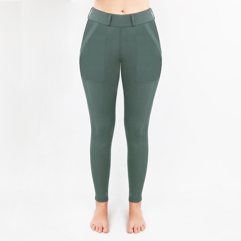 Irideon Womens Radiant Half Seat Utility Tights – Moss