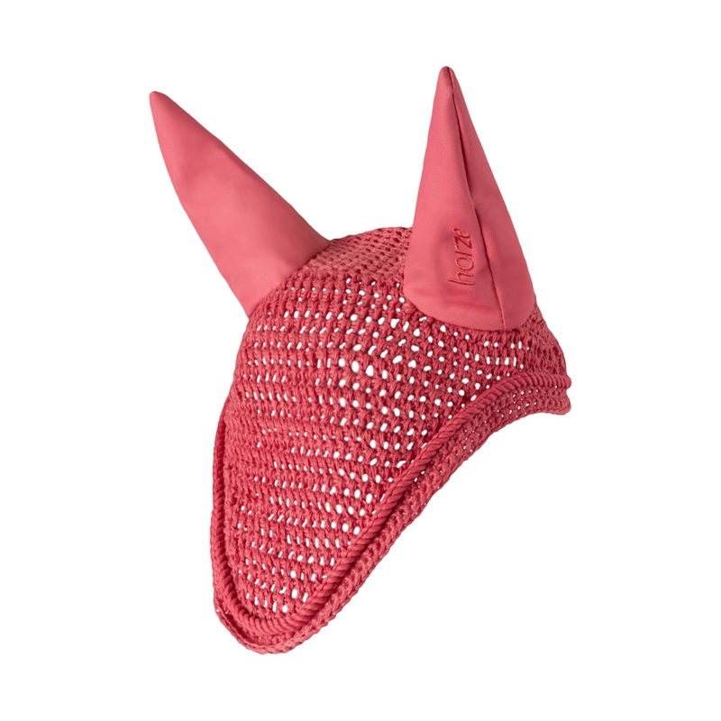 Horze Rising Star Pony Ear Net – Pink Lemonade
