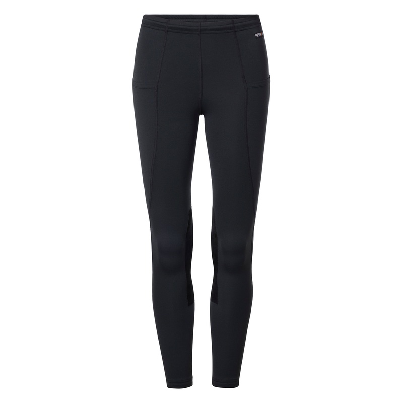 Kerrits Kids Performance Knee Patch Pocket Tights – Black