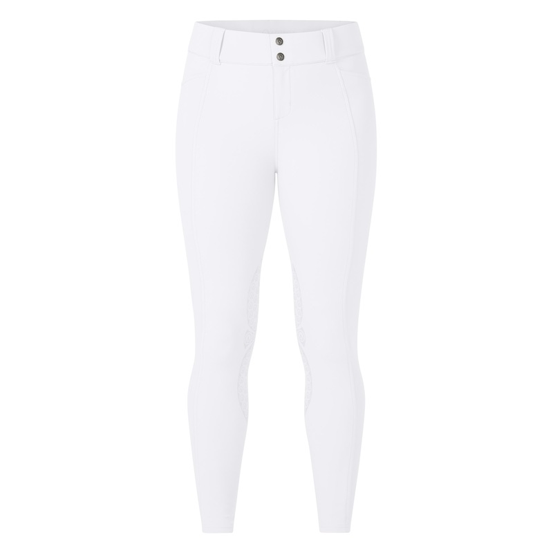 Kerrits Womens Affinity Pro Knee Patch Breeches – White