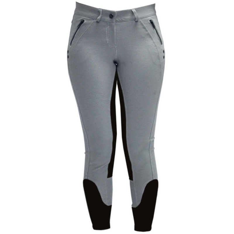 Horseware Womens Denim Breeches – Grey Denim