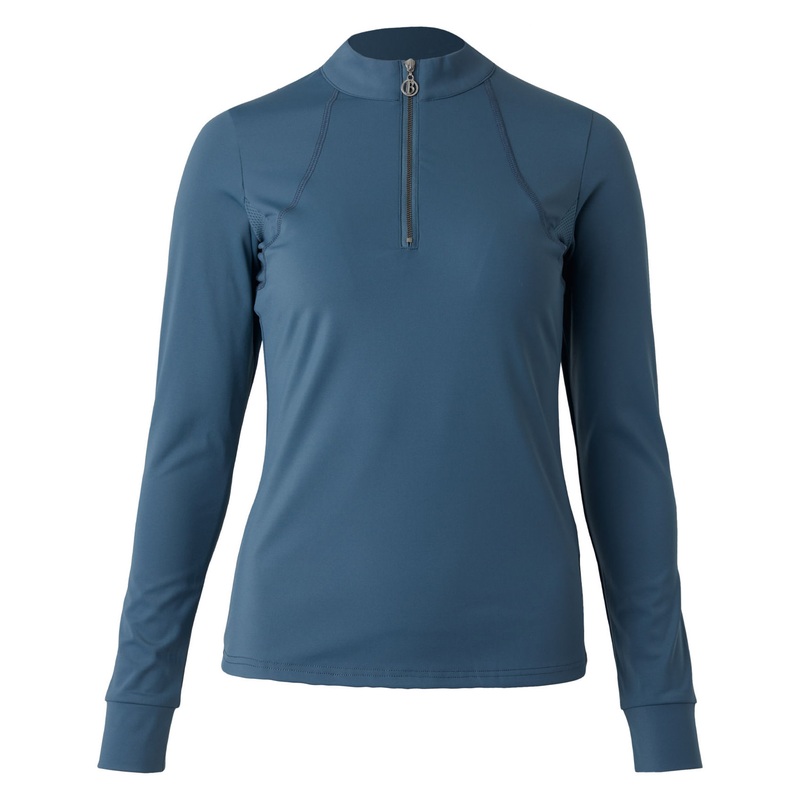 B Vertigo Womens Inez Technical Long Sleeve Shirt – Reflecting Pond